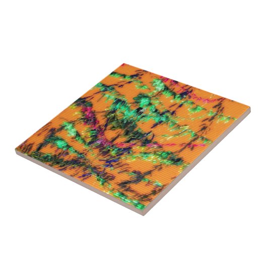 オレンジ・ユー・ホッ タイル (側面)