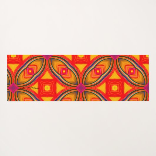 オレンジ ヨガマット (裏面(横))