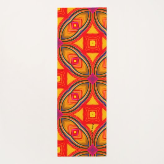 オレンジ ヨガマット (裏面)