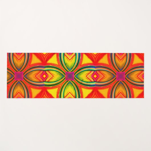 オレンジ ヨガマット (正面(横))