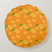 オレンジ ラウンドクッション (裏面)