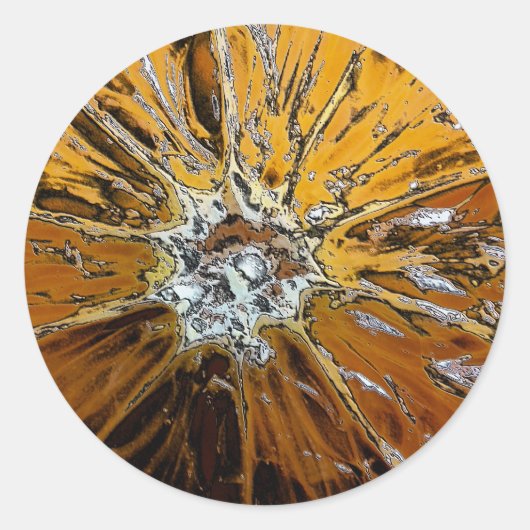 オレンジ ラウンドシール (正面)