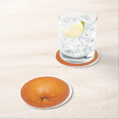 オレンジ ラウンドペーパーコースター (インサイチュ)