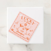 オレンジ ラッキー イン ラブ バチェロレッテ パーティー 景品 タグ (インサイチュ)