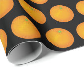 オレンジ ラッピングペーパー (ロールコーナー)
