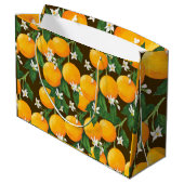 オレンジ ラージペーパーバッグ (裏面アングル)