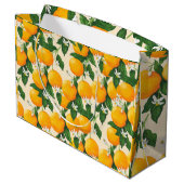 オレンジ ラージペーパーバッグ (裏面アングル)