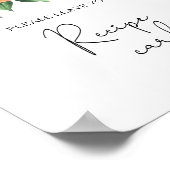 オレンジ - レシピカードはこちら ポスター (角)