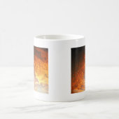 オレンジ&レッドジャンクヤードヴィンテージトラック コーヒーマグカップ (中央)