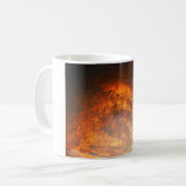 オレンジ&レッドジャンクヤードヴィンテージトラック コーヒーマグカップ (正面左)