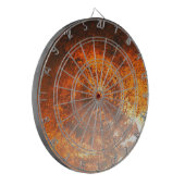 オレンジ&レッドジャンクヤードヴィンテージトラック ダーツボード (正面左)