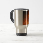 オレンジ&レッドジャンクヤードヴィンテージトラック トラベルマグ (正面左)