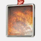 オレンジ&レッドジャンクヤードヴィンテージトラック メタルオーナメント (左)