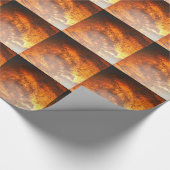 オレンジ&レッドジャンクヤードヴィンテージトラック ラッピングペーパー (角)