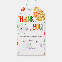 オレンジ&レッドピザギフトラベル ギフトタグ