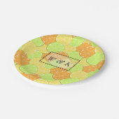 オレンジ・レモンライム柑橘類 ペーパープレート (アングル)