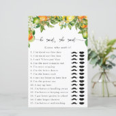 オレンジ・レモン・シトラス彼はゲームを言った (スタンド正面)