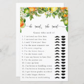 オレンジ・レモン・シトラス彼はゲームを言った (正面/裏面)