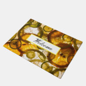 オレンジ・レモン ドアマット (アングル)