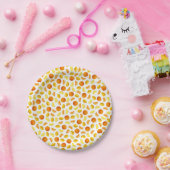 オレンジ&レモン ペーパープレート (パーティー)