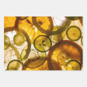 オレンジ・レモン ラッピングペーパーシート (正面2)