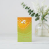 オレンジ、名刺を作って 名刺 (スタンド正面)