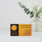 オレンジ 名刺 (スタンド正面)