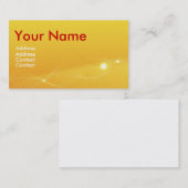 オレンジ 名刺 (正面/裏面)