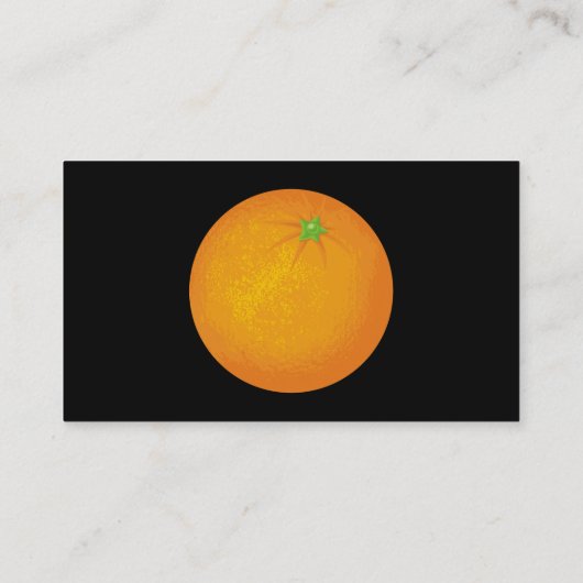 オレンジ 名刺 (裏面)