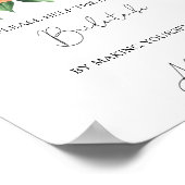 オレンジ - 多忙な花嫁をサポートするアドレス ポスター (角)