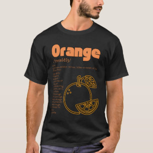 オレンジ。定義 Tシャツ