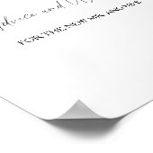 オレンジ - 新婚カップルへのアドバイスと願い ポスター (角)