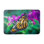 オレンジ（昆虫）オオカバマダラ、モナークバタフライフォトグラフィー探索引用文 バスマット (正面)