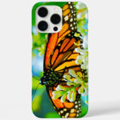 オレンジ（昆虫）オオカバマダラ、モナークバタフライモダンはっきりしたスタイリッシュ写真 Case-Mate iPhoneケース (裏面)