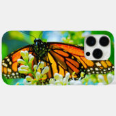 オレンジ（昆虫）オオカバマダラ、モナークバタフライモダンはっきりしたスタイリッシュ写真 Case-Mate iPhoneケース (裏面 (横))