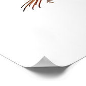 オレンジ（昆虫）オオカバマダラ、モナークバタフライ3Dピクシー – 妖精1 ポスター (角)