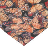 オレンジ（昆虫）オオカバマダラ、モナーク蝶 ショートテーブルランナー (コーナー)