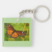 オレンジ(昆虫)オオカバマダラ、モナーク キーホルダー (裏面)