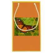 オレンジ（昆虫）オオカバマダラ、モナーク スモールペーパーバッグ (裏面)