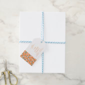 オレンジ 果物 カスタムネーム 柑橘類からの贈り物 ギフトタグ (より糸つき)