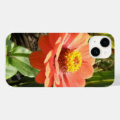 オレンジ《植物》百日草花 Case-Mate iPhoneケース (裏面 (横))