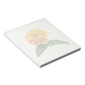 オレンジ《植物》百日草 ノートパッド (アングル)