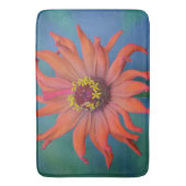 オレンジ《植物》百日草 バスマット (正面縦)