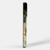 オレンジ 白 クールなレンガの壁のグラフィティ オーダーメイドの名前 Case-Mate iPhoneケース (裏面 / 右)