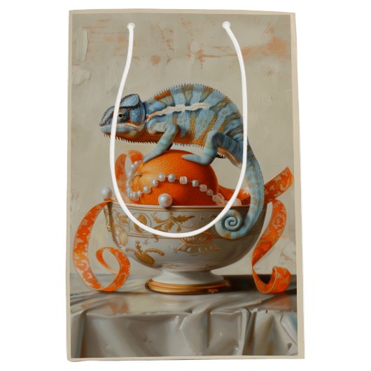 オレンジ – 紙バッグ ミディアムペーパーバッグ (正面)