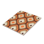 オレンジ、茶色およびベージュ正方形 タイル (側面)