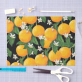 オレンジ 薄葉紙 (クラフト)