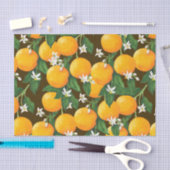 オレンジ 薄葉紙 (クラフト)