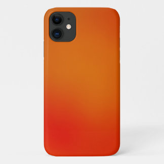 オレンジ/赤インクの色 iPhone 11 ケース