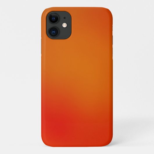 オレンジ/赤インクの色 Case-Mate iPhoneケース (裏面)